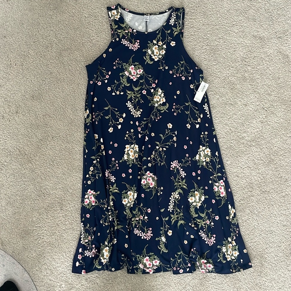 Old Navy floral tank dress